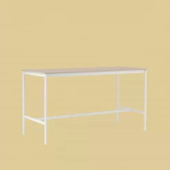 Muuto Base High Statafel 190x85 Wit, ABS Rand