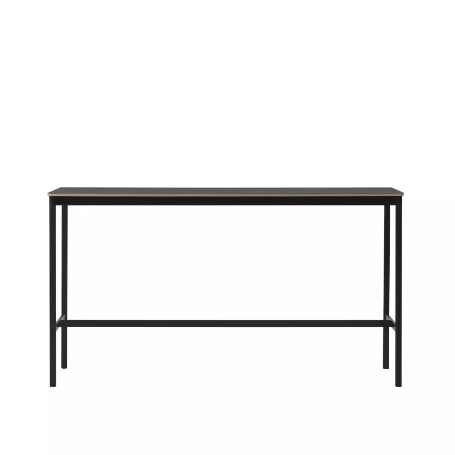 Muuto Base High Statafel 190x50 Zwart, Multiplex Rand 10 Muuto Base High Statafel 190x50 Zwart, Multiplex Rand - Afbeelding 8