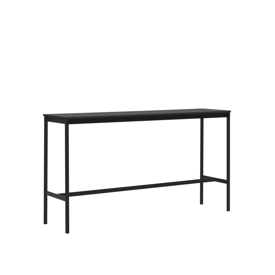 Muuto Base High Statafel 190x50 Wit/eiken, Multiplex Rand 7 Muuto Base High Statafel 190x50 Wit/eiken, Multiplex Rand - Afbeelding 5