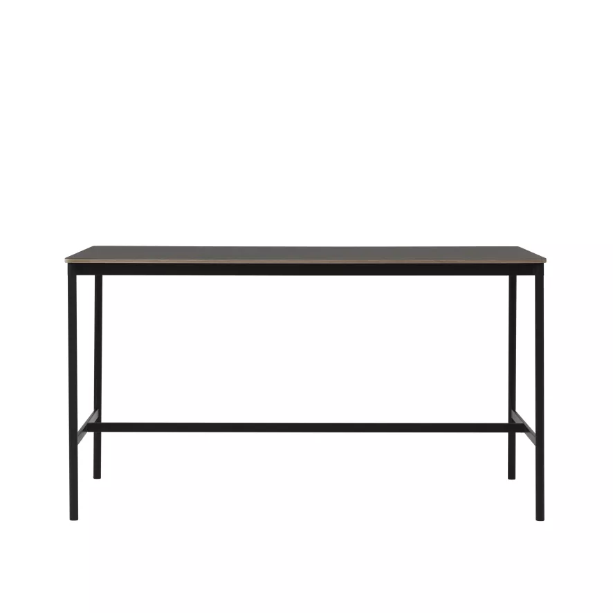 Muuto Base High Statafel 190x85 Zwart, Multiplex Rand 3 Muuto Base High Statafel 190x85 Zwart, Multiplex Rand