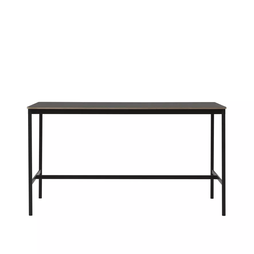 Muuto Base High Statafel 190x85 Zwart, Multiplex Rand 7 Muuto Base High Statafel 190x85 Zwart, Multiplex Rand - Afbeelding 5