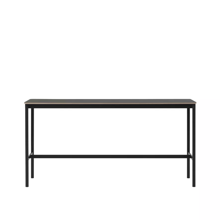 Muuto Base Low Statafel 190x50 Wit, ABS Rand 4 Muuto Base Low Statafel 190x50 Wit, ABS Rand - Afbeelding 2