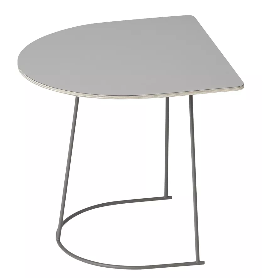 Muuto Airy Half Size Bijzettafel 44x39 Grijs 3 Muuto Airy Half Size Bijzettafel 44x39 Grijs