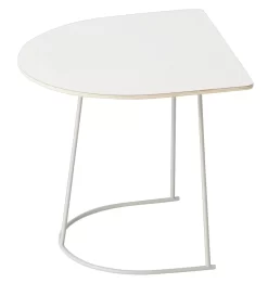 Muuto Airy Half Size Bijzettafel 44x39 Gebroken Wit