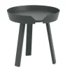 Muuto Around Coffee Bijzettafel Small 45 Donkergroen