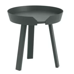 Muuto Around Coffee Bijzettafel Small 45 Donkergroen