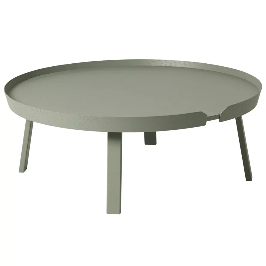 Muuto Around Coffee Salontafel XL 95 Dusty Green 3 Muuto Around Coffee Salontafel XL 95 Dusty Green