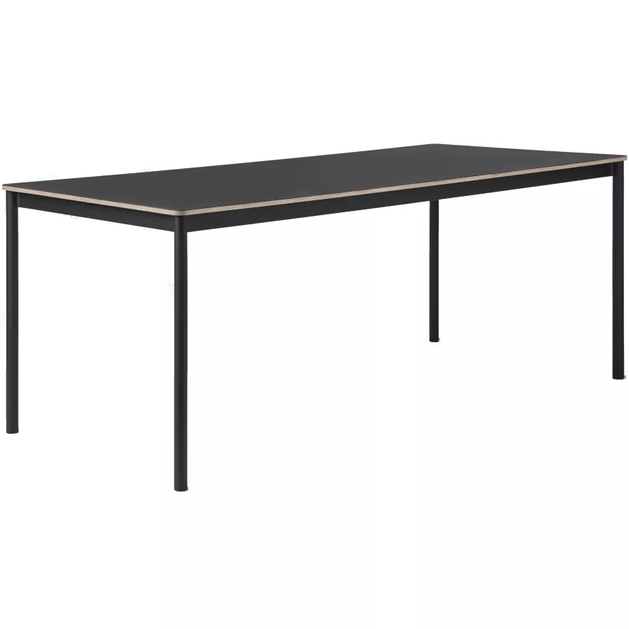 Muuto Base Bureau 140x80 Zwart/eiken 6 Muuto Base Bureau 140x80 Zwart/eiken - Afbeelding 4