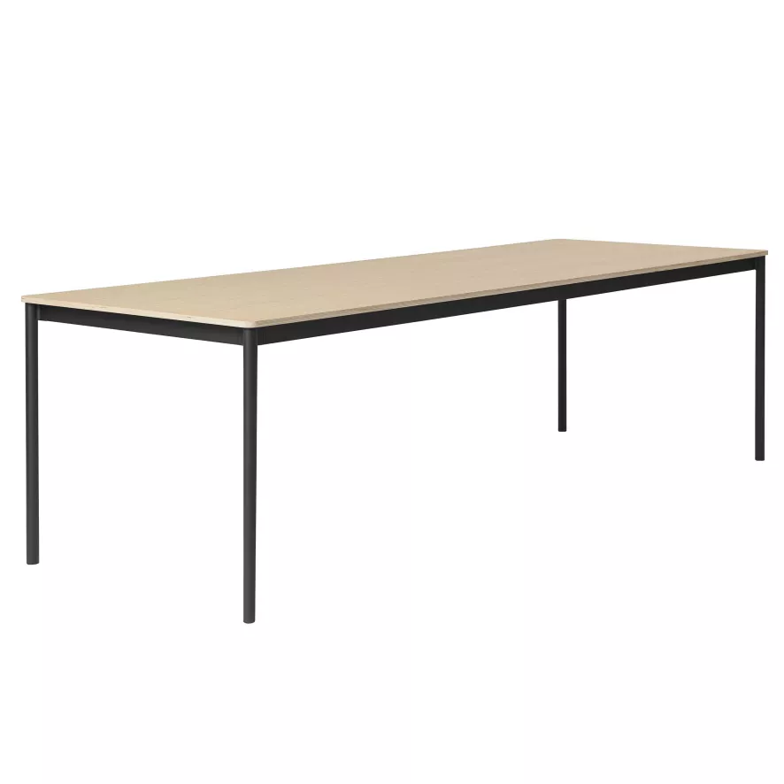 Muuto Base Bureau 140x80 Zwart/eiken 3 Muuto Base Bureau 140x80 Zwart/eiken