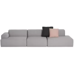 Muuto Connect Bank Driezitter Steelcut Trio 133 Links