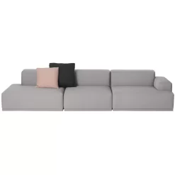 Muuto Connect Bank Driezitter Steelcut Trio 133 Rechts