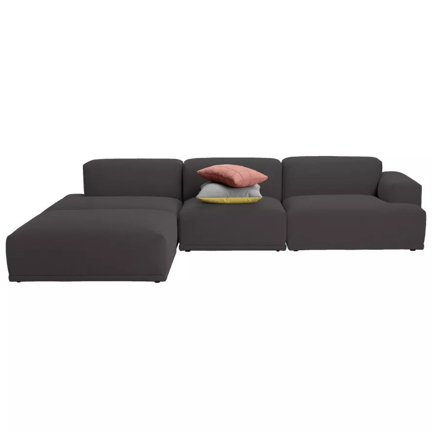 Muuto Connect Bank Driezitter Met Poef Rechts Steelcut Trio 133 11 Muuto Connect Bank Driezitter Met Poef Rechts Steelcut Trio 133 - Afbeelding 9