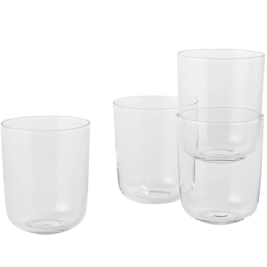 Muuto Corky Tall Glas 4 Stuks Grijs 8 Muuto Corky Tall Glas 4 Stuks Grijs - Afbeelding 6