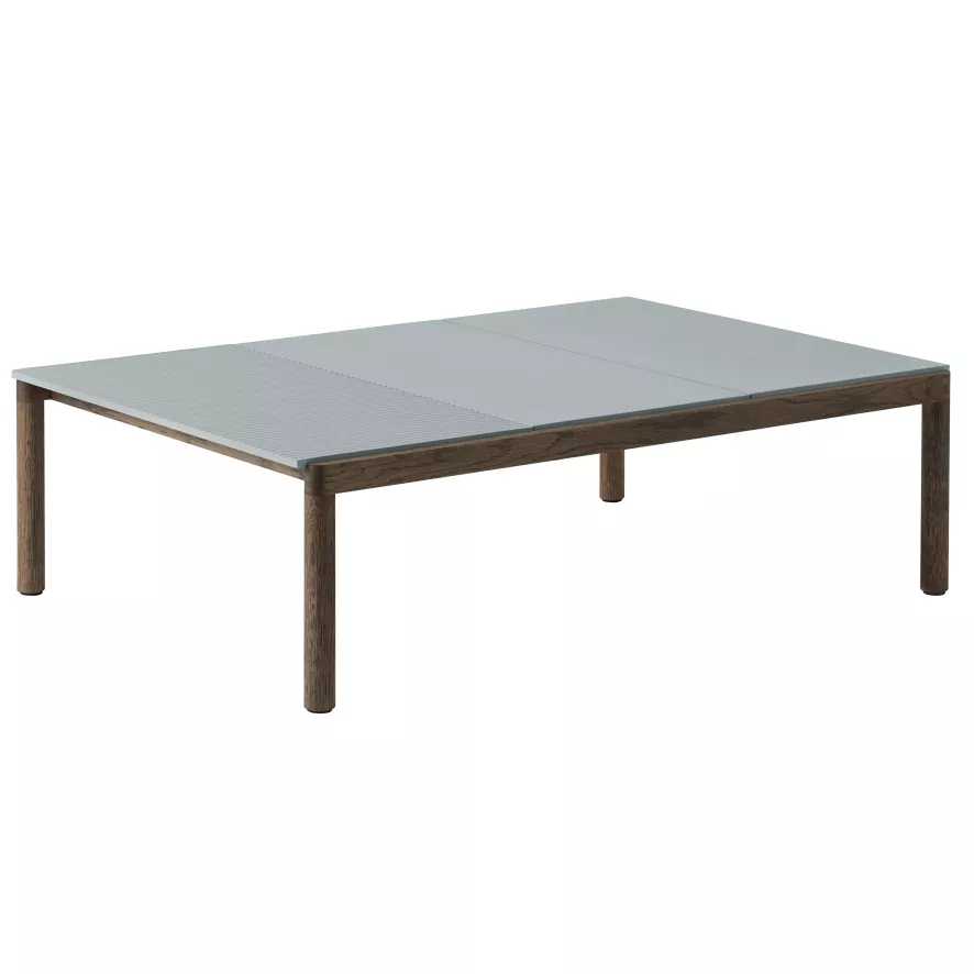 Muuto Couple Salontafel 120x84 Wavy Donker Eiken Taupe 6 Muuto Couple Salontafel 120x84 Wavy Donker Eiken Taupe - Afbeelding 4