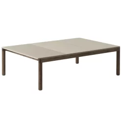 Muuto Couple Salontafel 120x84 Wavy Donker Eiken Sand