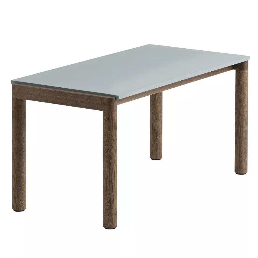 Muuto Couple Salontafel 40x84 Plain Donker Eiken Pale Blue 3 Muuto Couple Salontafel 40x84 Plain Donker Eiken Pale Blue