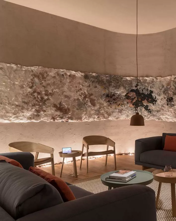 Muuto Rest Bank Tweezitter, Steelcut Trio 133, Eiken Onderstel 11 Muuto Rest Bank Tweezitter, Steelcut Trio 133, Eiken Onderstel - Afbeelding 9