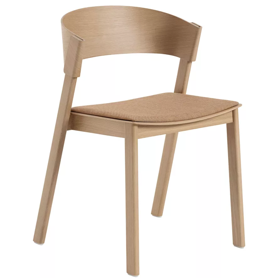 Muuto Cover Side Chair Eetkamerstoel Gestoffeerd Zwart Remix 183 4 Muuto Cover Side Chair Eetkamerstoel Gestoffeerd Zwart Remix 183 - Afbeelding 2