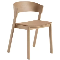 Muuto Cover Side Chair Eetkamerstoel Gestoffeerd Eiken Remix 252