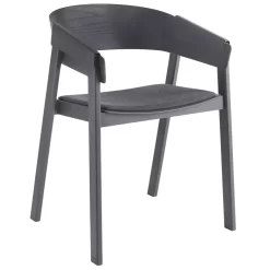 Muuto Cover Stoel Met Kussen Antraciet Remix 173