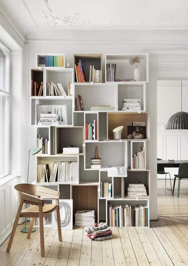 Muuto Cover Stoel Met Kussen Refine Cognac Leer, Eiken 6 Muuto Cover Stoel Met Kussen Refine Cognac Leer, Eiken - Afbeelding 4