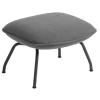 Muuto Doze Ottoman Ocean 80 Antraciet Zwart