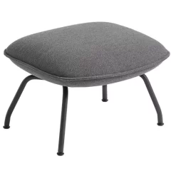 Muuto Doze Ottoman Ocean 80 Antraciet Zwart