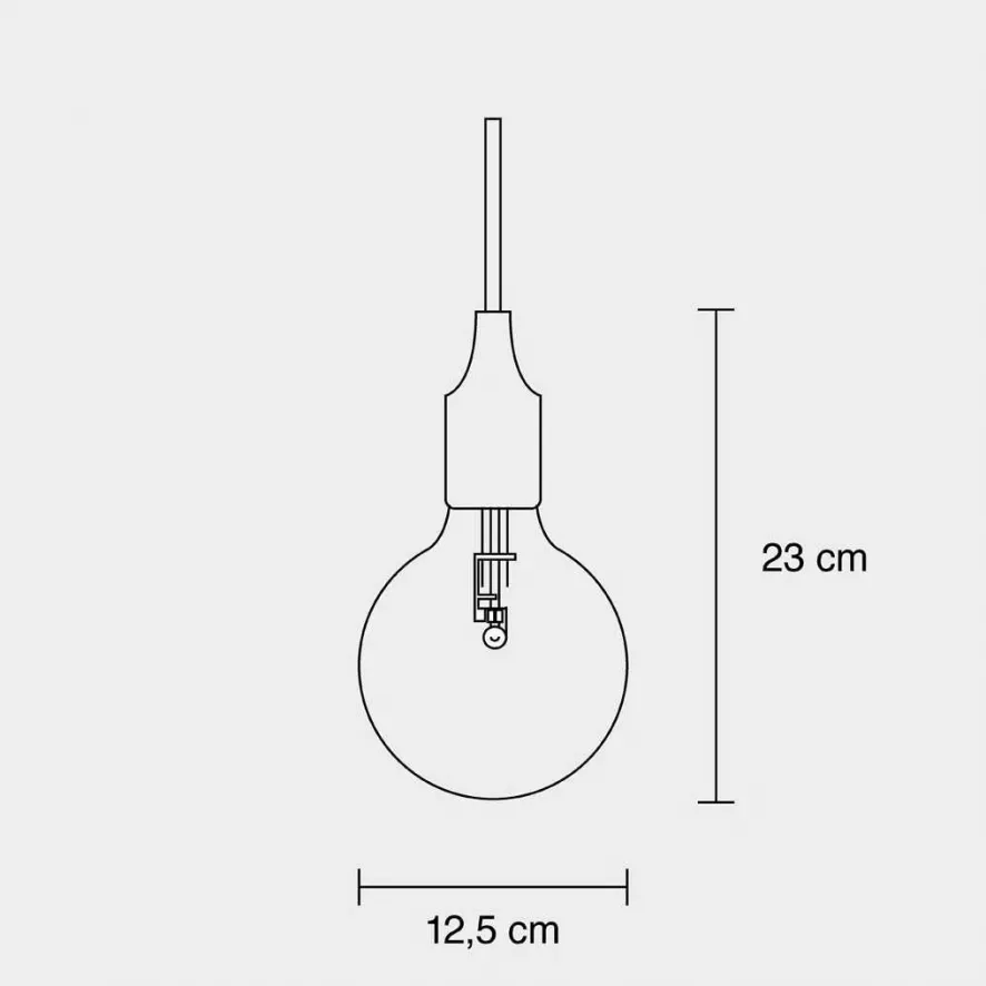 Muuto E27 Hanglamp LED Dark Grey 4 Muuto E27 Hanglamp LED Dark Grey - Afbeelding 2