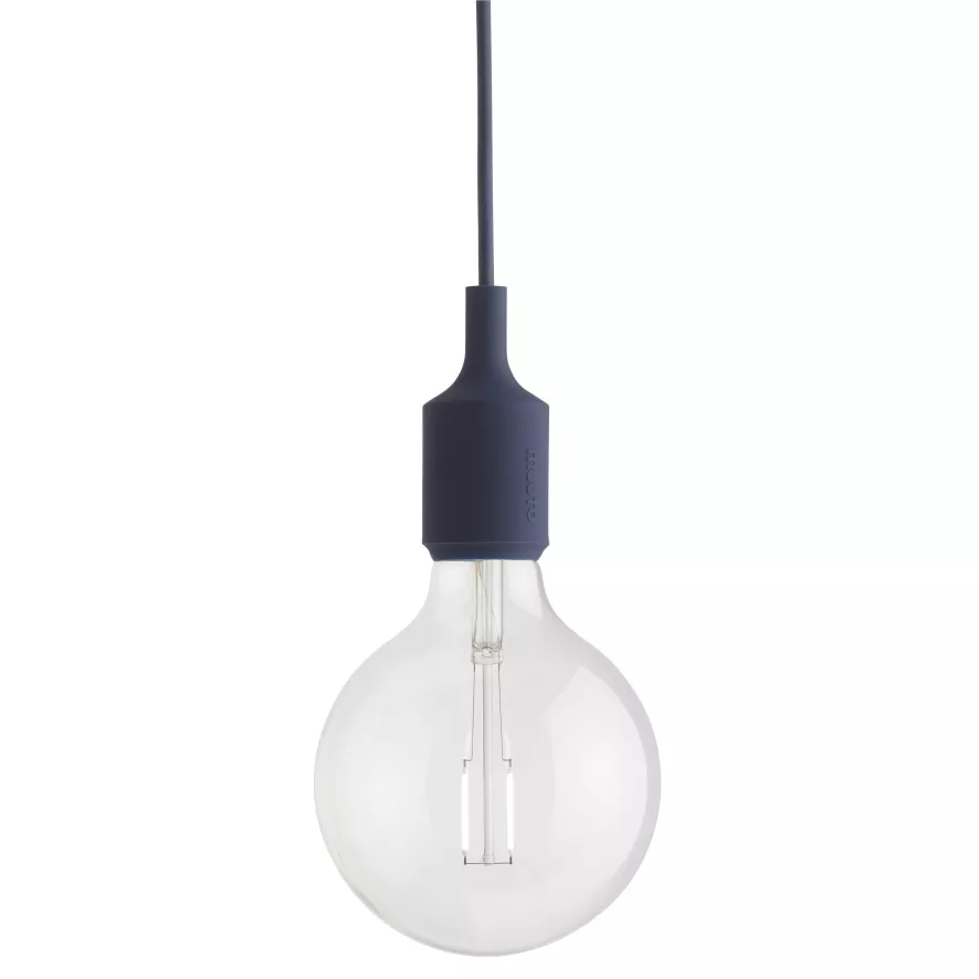 Muuto E27 Hanglamp LED Midnight Blue 3 Muuto E27 Hanglamp LED Midnight Blue