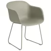 Muuto Fiber Sled Stoel Dusty Green