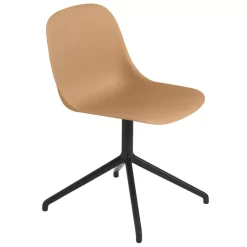 Muuto Fiber Side Swivel Stoel Oker