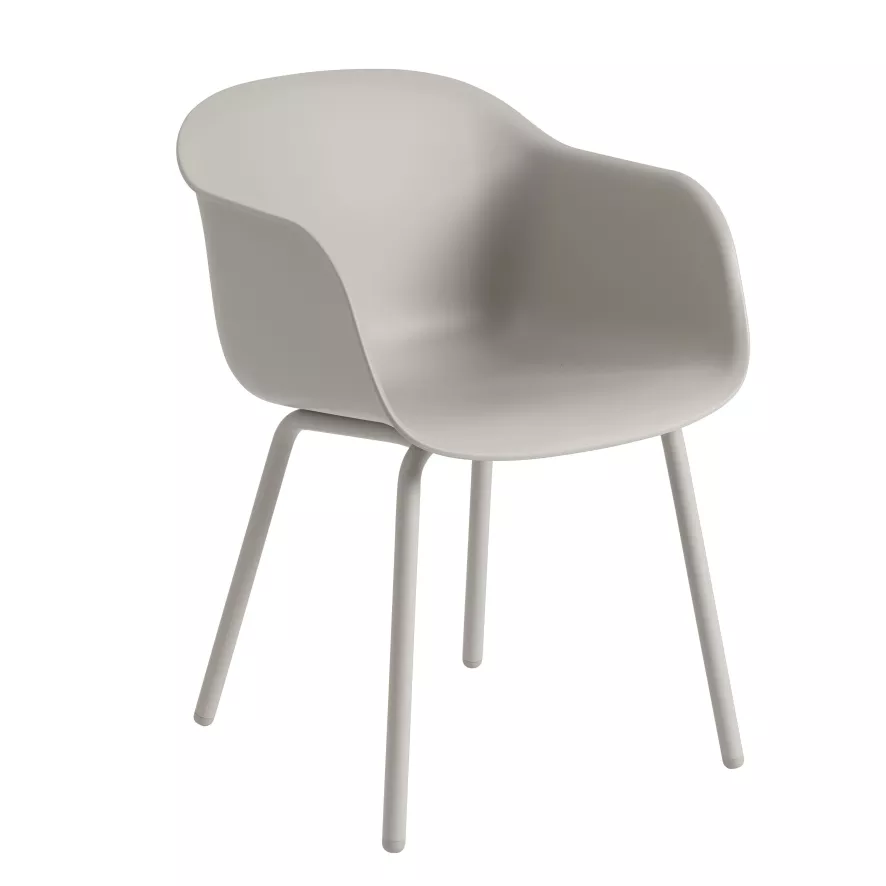 Muuto Fiber Tuinstoel Met Armleuning Groen 4 Muuto Fiber Tuinstoel Met Armleuning Groen - Afbeelding 2