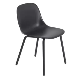 Muuto Fiber Tuinstoel Zwart