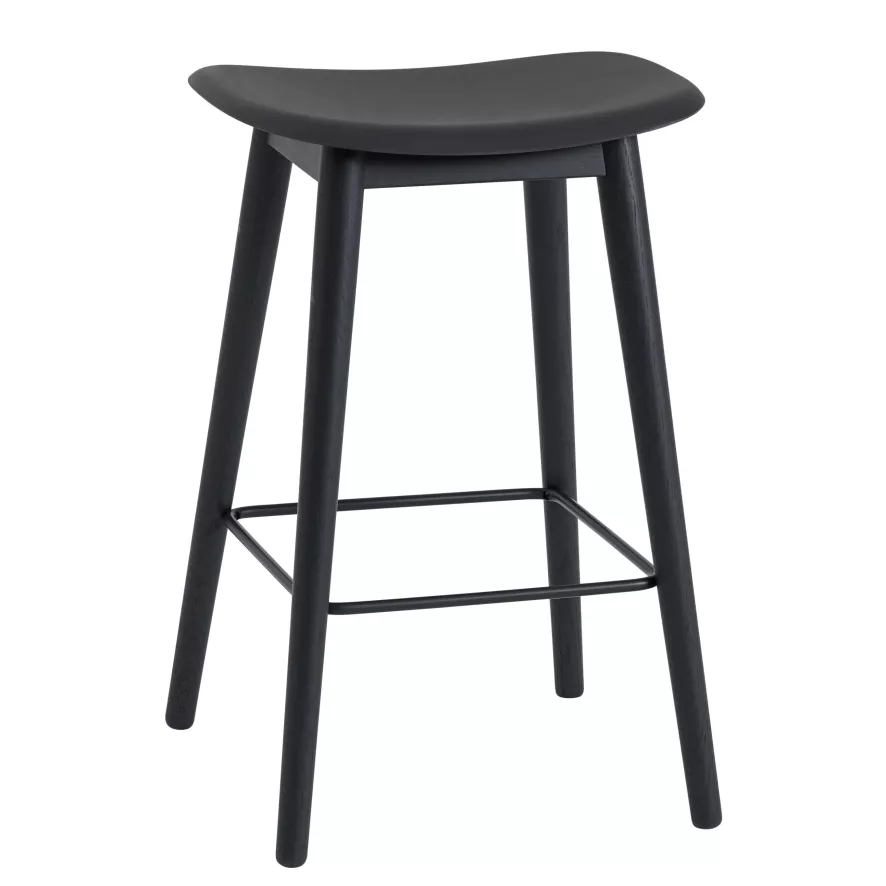 Muuto Fiber Wood Barkruk 65cm Oker 6 Muuto Fiber Wood Barkruk 65cm Oker - Afbeelding 4