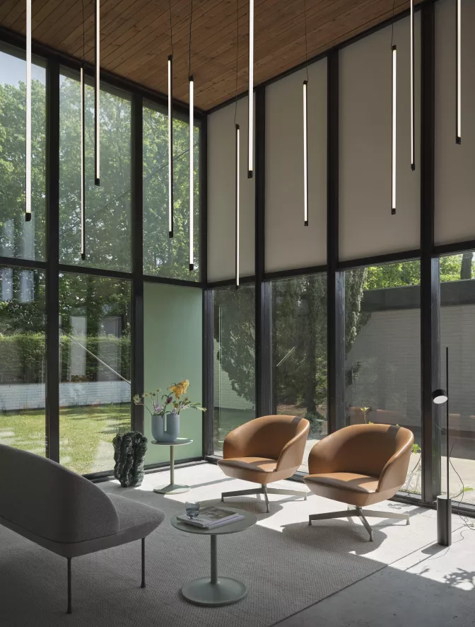 Muuto Fine Hanglamp 120 Rood 6 Muuto Fine Hanglamp 120 Rood - Afbeelding 4