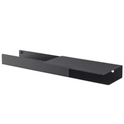 Muuto Folded Wandplank Laag Zwart