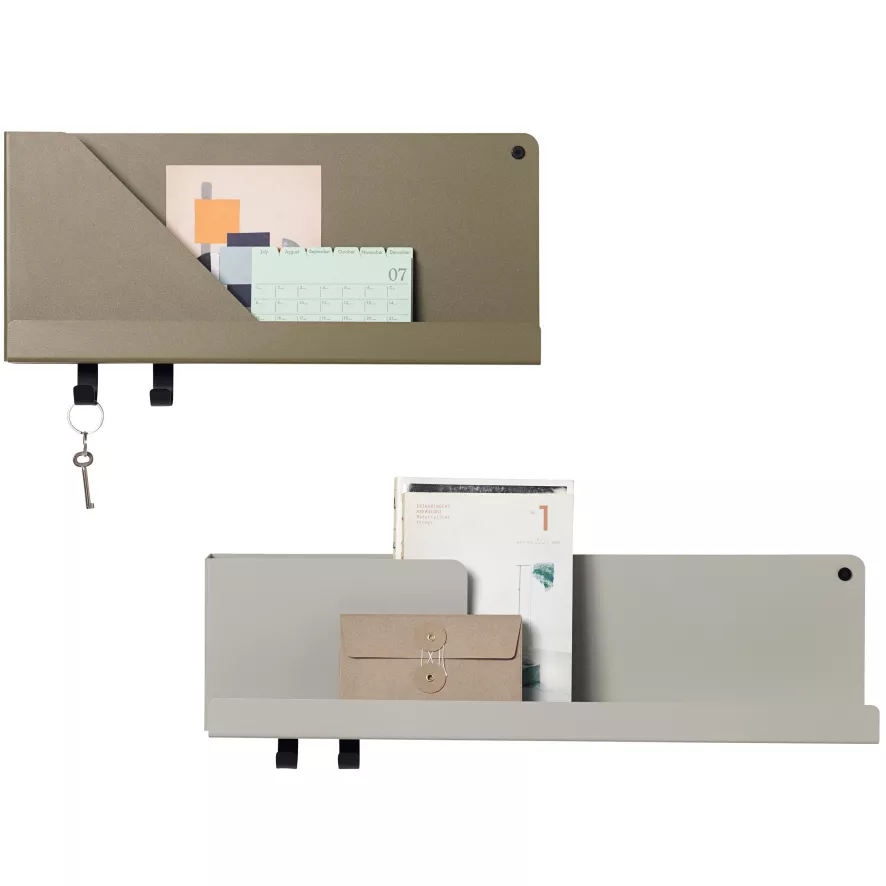 Muuto Folded Wandplank Small Grijs 5 Muuto Folded Wandplank Small Grijs - Afbeelding 3