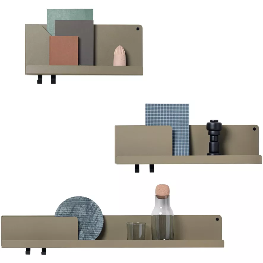 Muuto Folded Wandplank Large Blauw Grijs 7 Muuto Folded Wandplank Large Blauw Grijs - Afbeelding 5