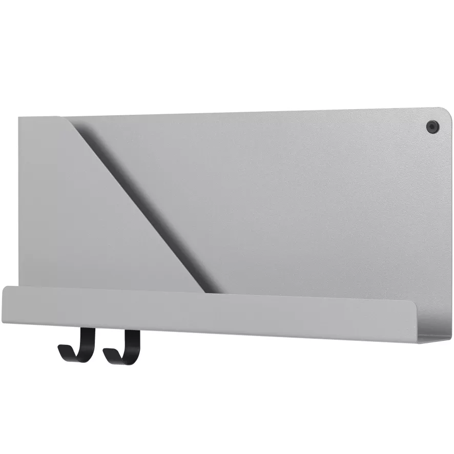 Muuto Folded Wandplank Small Grijs 3 Muuto Folded Wandplank Small Grijs