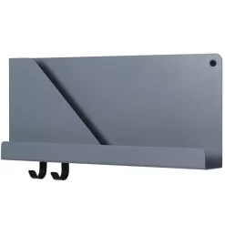 Muuto Folded Wandplank Small Blauw Grijs