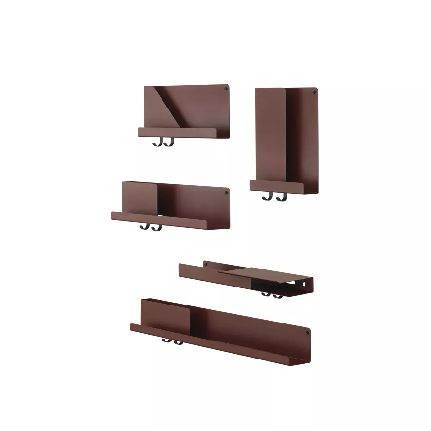 Muuto Folded Wandplank Small Diep Rood 11 Muuto Folded Wandplank Small Diep Rood - Afbeelding 9