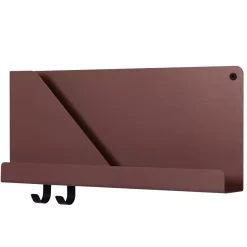 Muuto Folded Wandplank Small Diep Rood