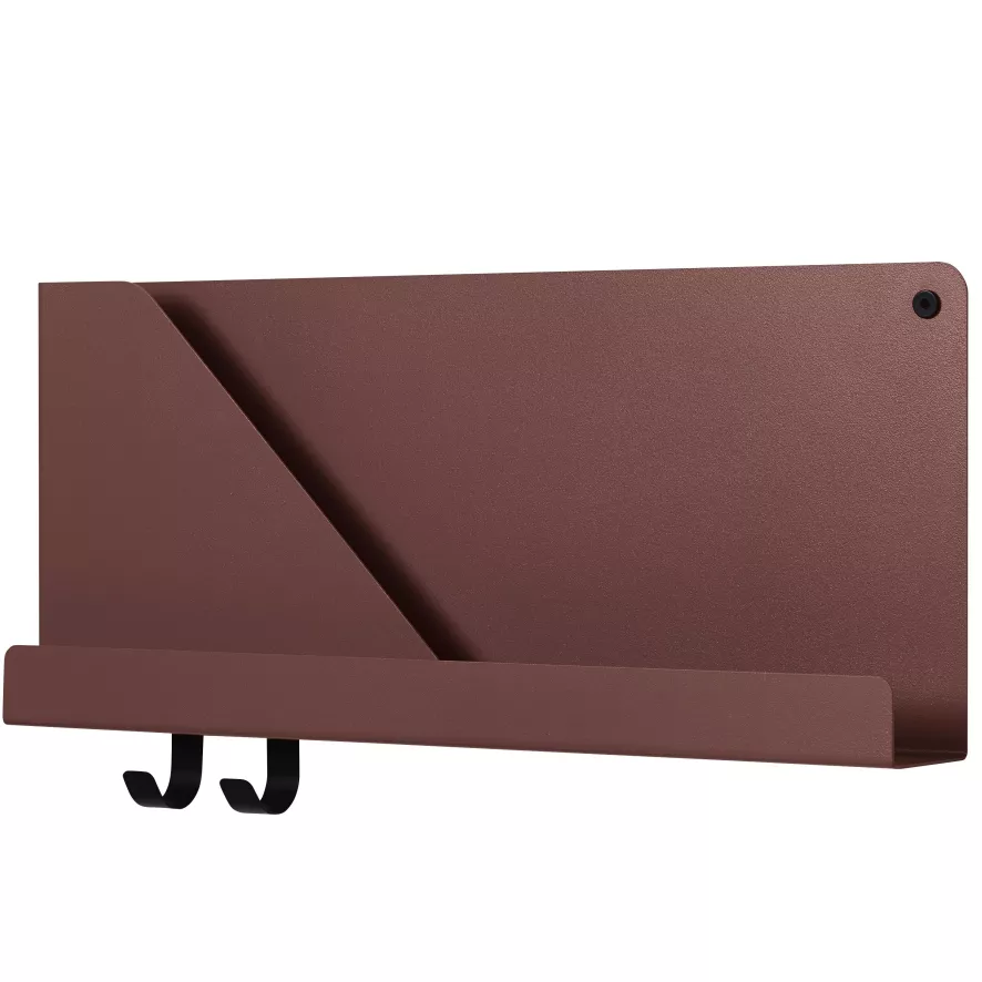 Muuto Folded Wandplank Small Diep Rood 3 Muuto Folded Wandplank Small Diep Rood