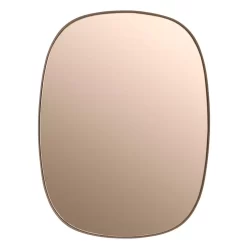Muuto Framed Spiegel Small Roze/roze Glas
