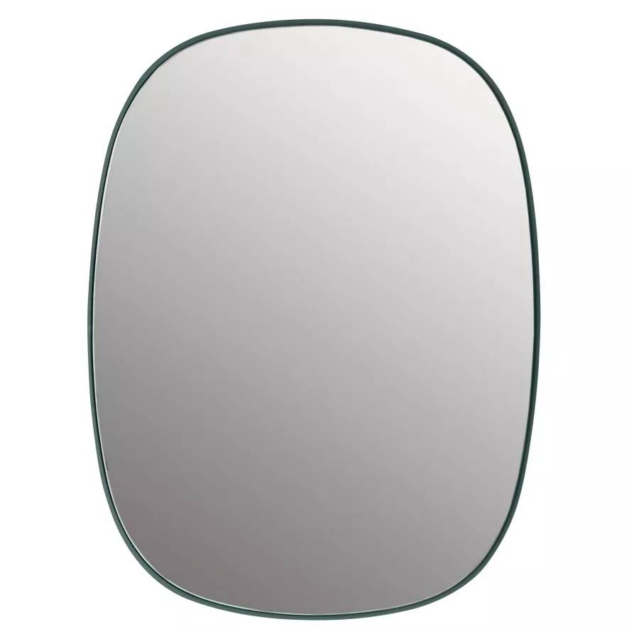 Muuto Framed Spiegel Small Donkergroen 3 Muuto Framed Spiegel Small Donkergroen