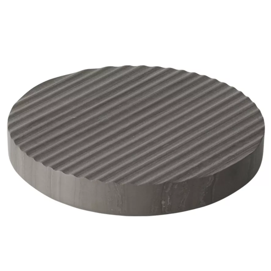 Muuto Groove Trivet Onderzetter Small Grijs 3 Muuto Groove Trivet Onderzetter Small Grijs