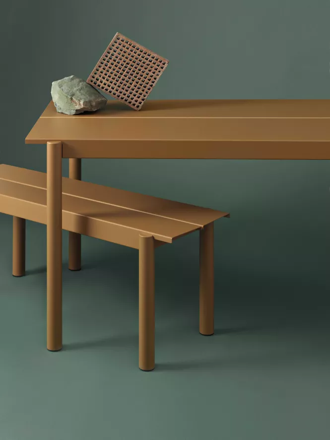 Muuto Linear Steel Tuinbank 170 Dark Green 5 Muuto Linear Steel Tuinbank 170 Dark Green - Afbeelding 3