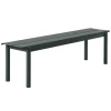 Muuto Linear Steel Tuinbank 170 Dark Green