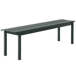 Muuto Linear Steel Tuinbank 170 Dark Green
