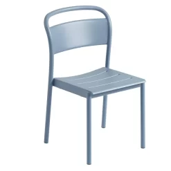Muuto Linear Steel Tuinstoel Pale Blue